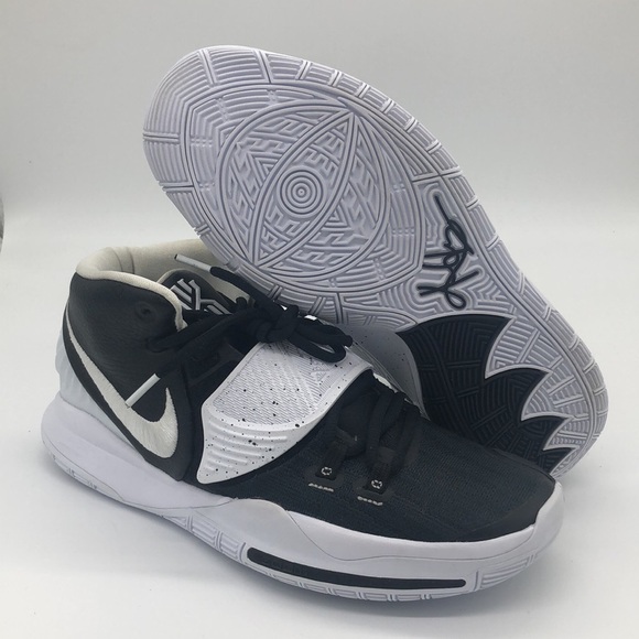 Nike Men's Kyrie 6 Team Basketball Shoes Black White CK5869-002 2020 9.5 - Picture 5 of 11